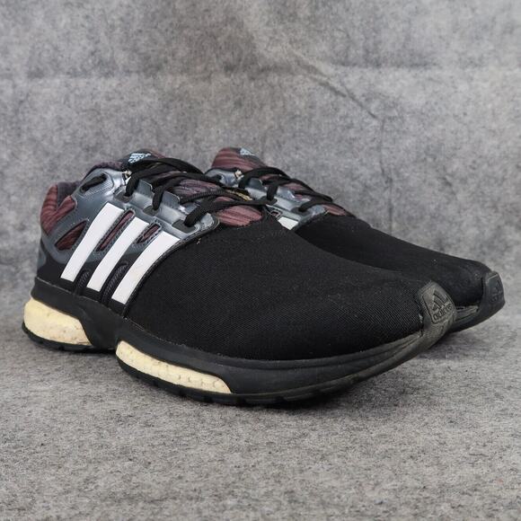 Adidas Shoes Men 11 Athletic Trainer Response Boost Running Active Comfort Black - Picture 1 of 16